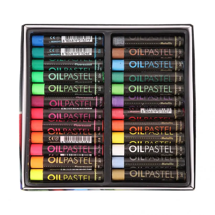 24 Цвета Professional масляная пастель граффити мягких пастельных инструменты для