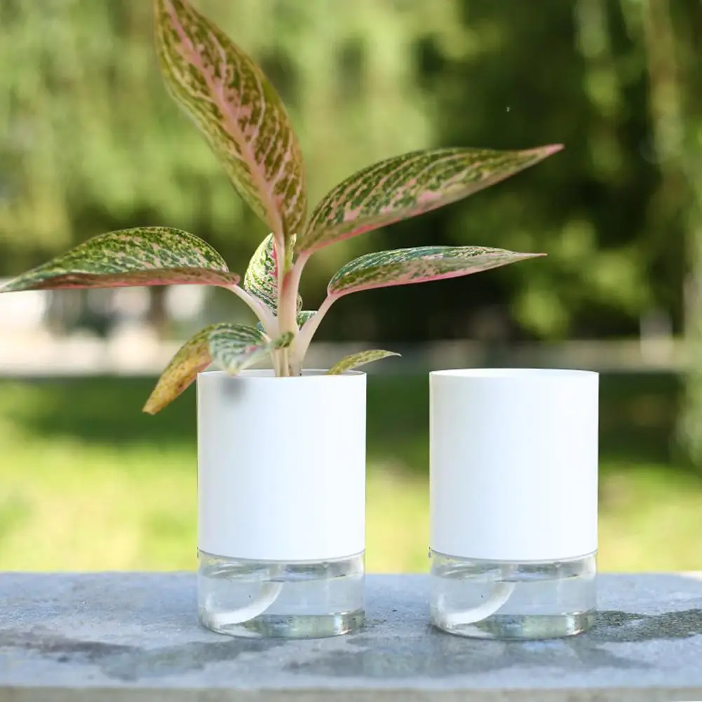 Двухслойный автоматический Гидропоника для полива растений цветочный горшок