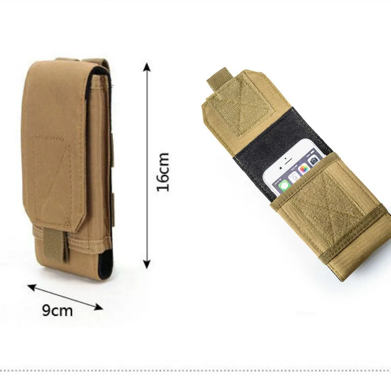 5 дюймовый уличный военный чехол для сотового телефона бега поясная кобура
