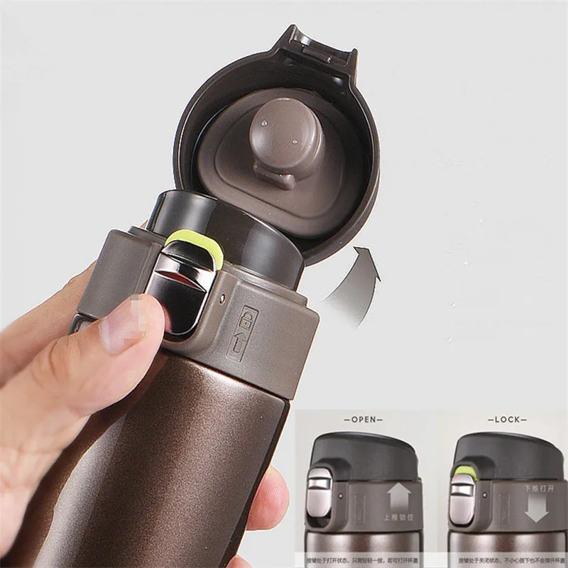 Не содержит Бисфенол А утепленная 450ml термос чашка 304 Нержавеющая сталь с