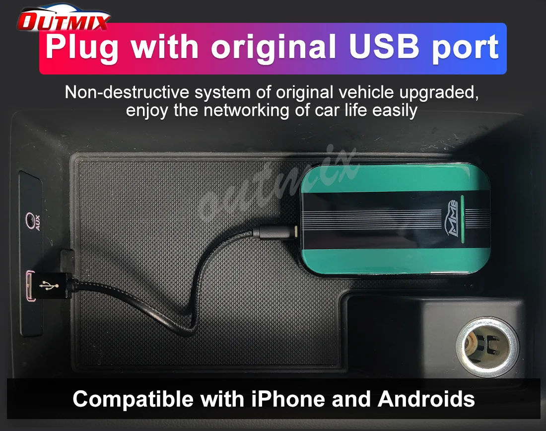 구매 자동차 무선 비디오 플레이어 뷰익 리갈 2018 2019 2020 안드로이드 Carplay 아이 박스 4 + 32G 아이폰 캐스트 미러링 애플 TV GPS 박스