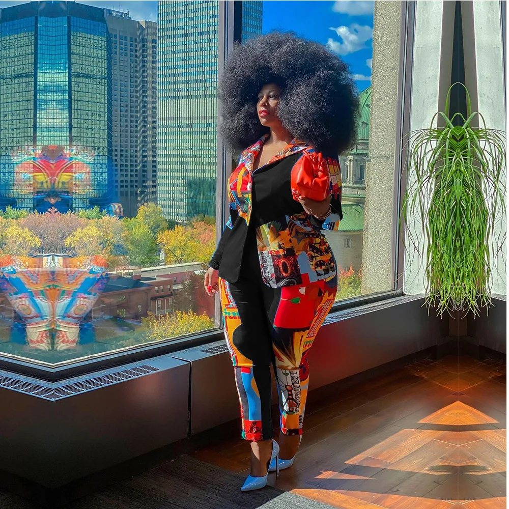 Осенний Женский комплект из двух предметов модная Повседневная рубашка с