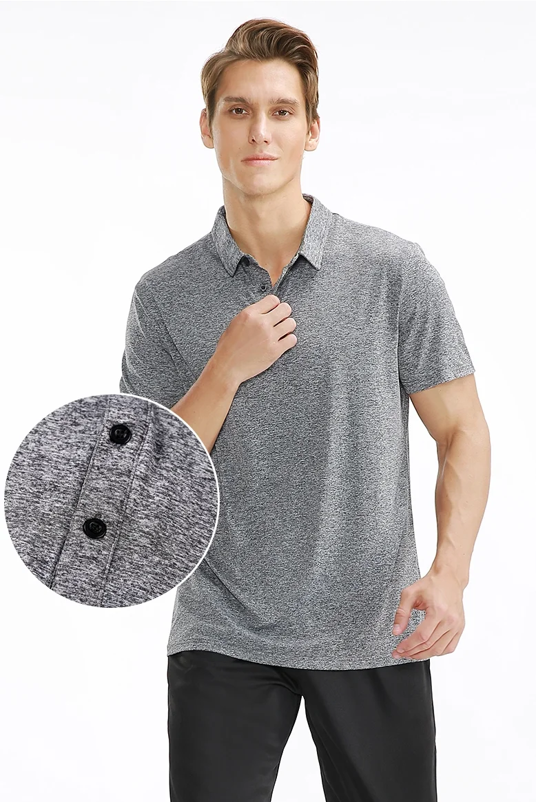 Повседневная черно-белая мужская одежда летняя тонкая поло с коротким рукавом