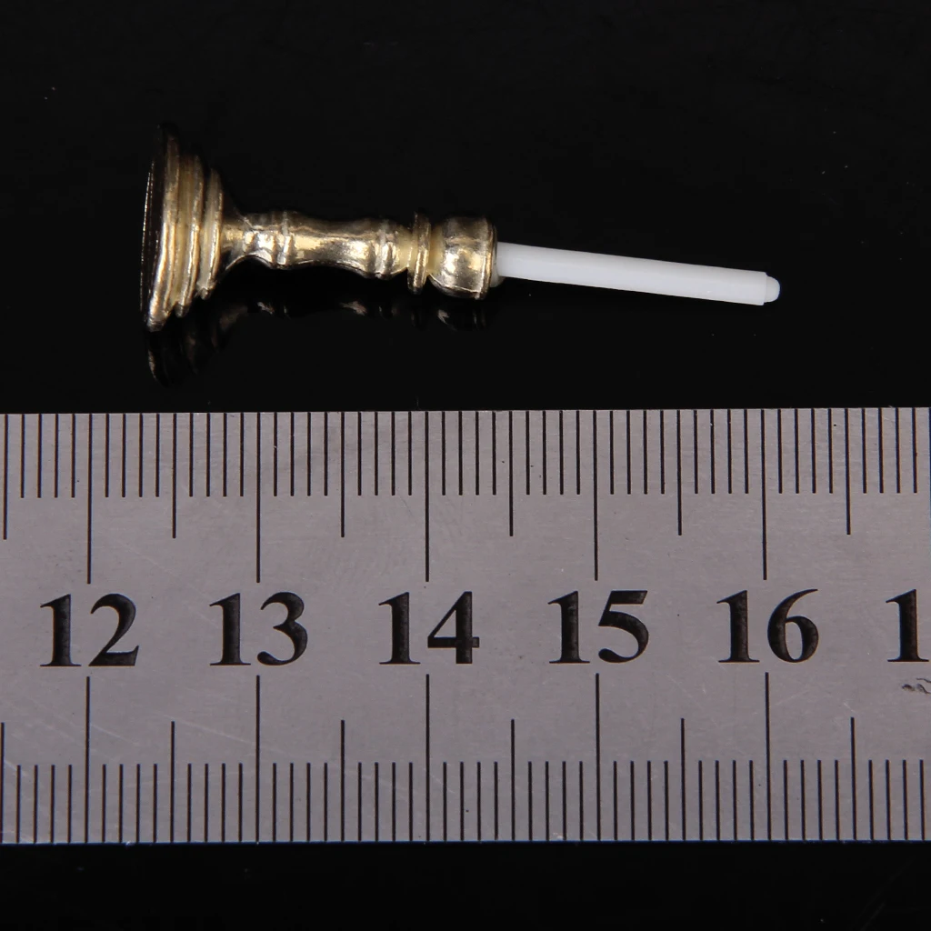 

2x 1:12 Dolls House Miniature Candlesticks Set Room Tabletop Decor Toy