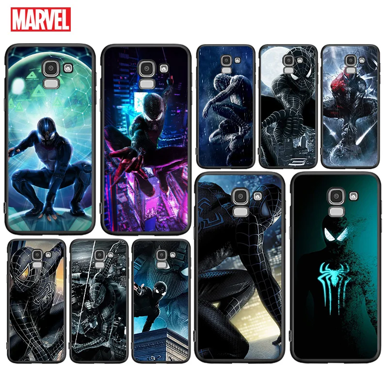 Чехол для телефона с изображением темного Человека паука Marvel Samsung Galaxy j2 3 4 5 6 7 8 730