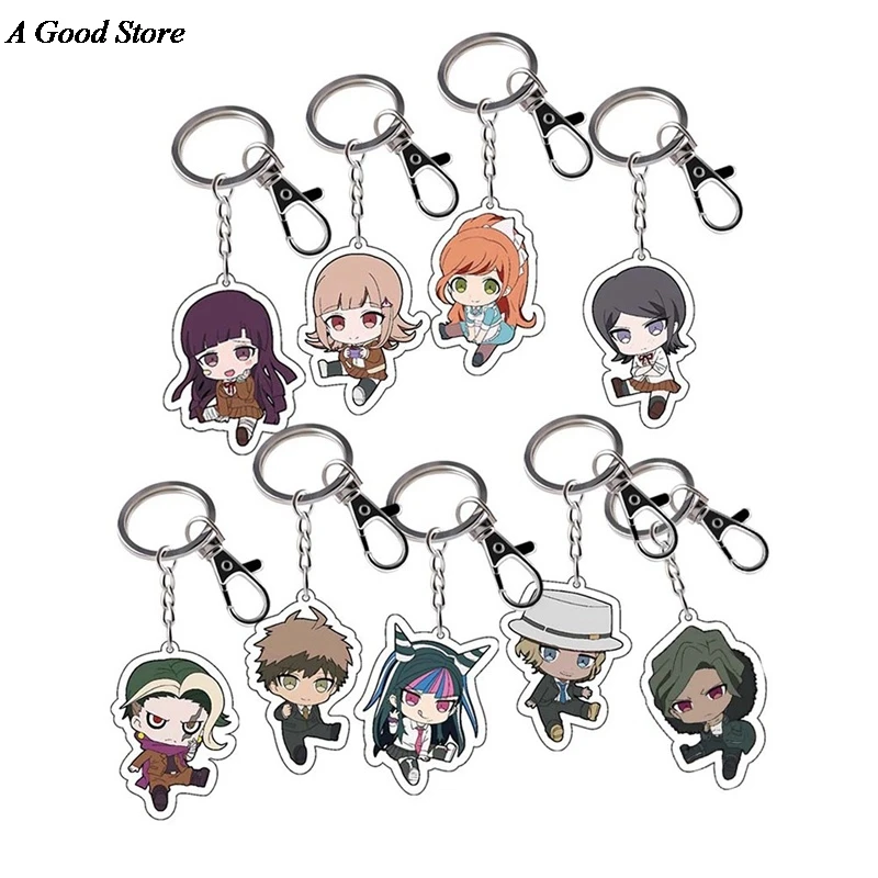 Danganronpa акриловый брелок для ключей Косплей Аниме Подарки|Брелоки| |