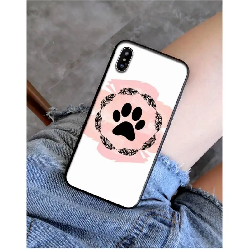 Babaite собака след Paw мягкий чехол для мобильного телефона iphone 11 Pro Max X XS MAX 6 6s 7 8 плюс 5