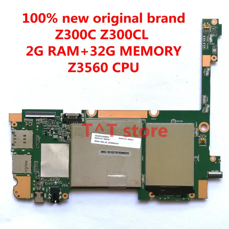Новинка оригинальная материнская плата для ASUS ZenPad 10 Z300C Z300CL 90NP01T0-R00010 60NP01T0-MB5100 32G SSD