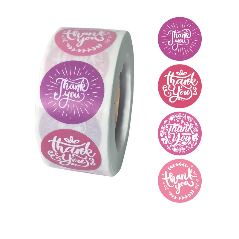 

Круглый цветочный новые стили Спасибо наклейки печать этикеток для свадебного фавора вечерние конверт ручной работы стикер для канцелярск...