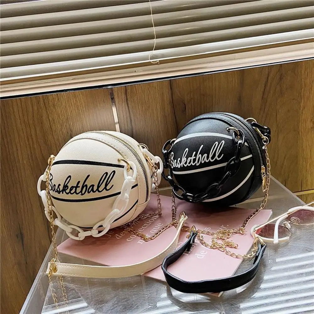 Женская сумка через плечо из искусственной кожи с круглой акриловой цепочкой |