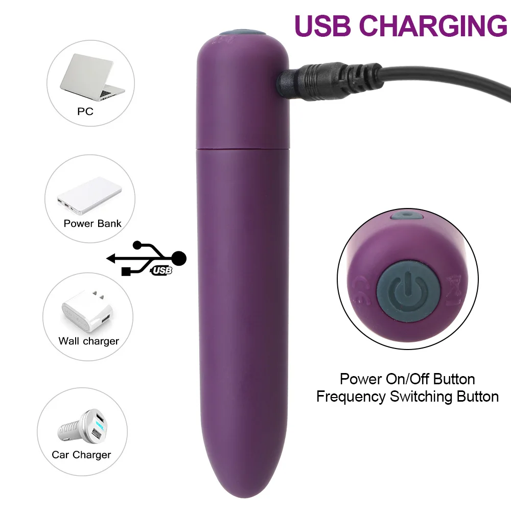 Женский мини-вибратор 10 скоростей вибропуля Стимулятор клитора массажер точки G