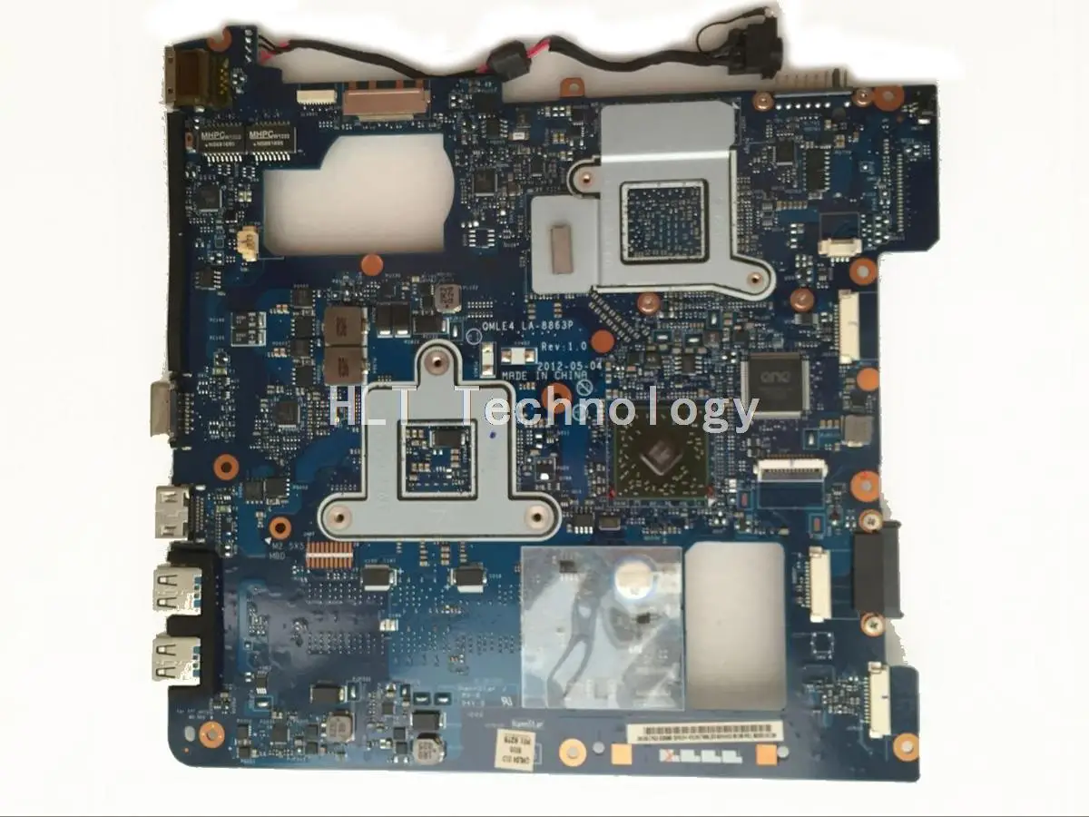 Материнская плата для ноутбука Samsung NP355C4C NP355V5C QMLE4 LA-8863P HD7600 2 Гб материнская |