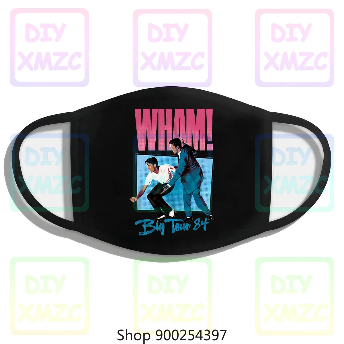 Wham Make It Big Tour 1984 мужская маска Джордж Майкл Эндрюс Ridgeley 80 х поп|Мужские