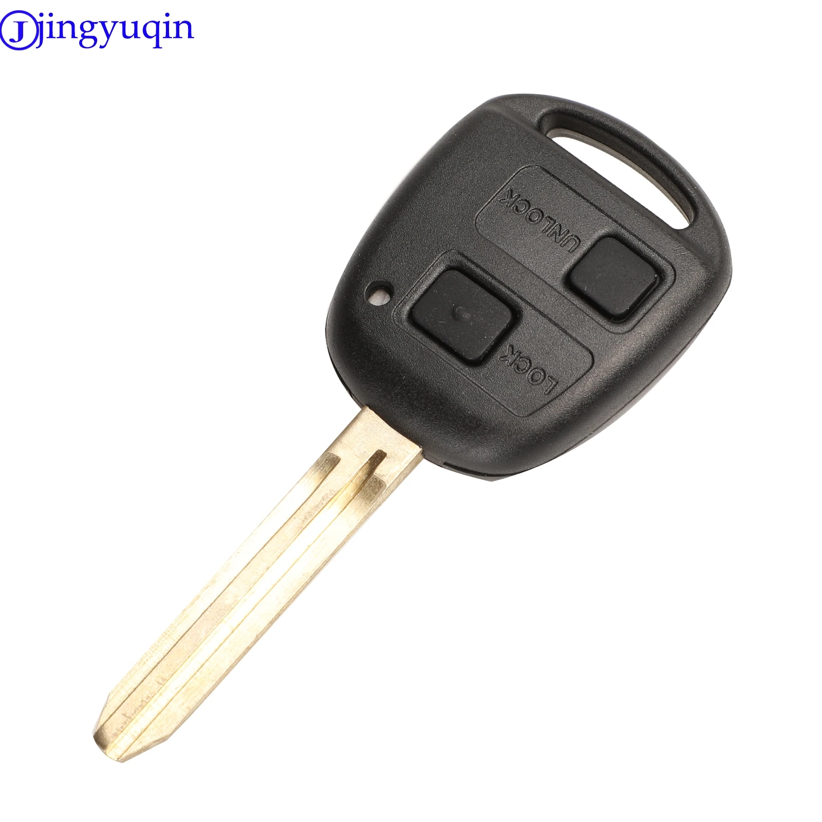 Чехол для ключей jingyuqin Toy43 Toy48 2/3 кнопки чехол Toyota Avensis Corolla Lexus Rav4 с резиновой