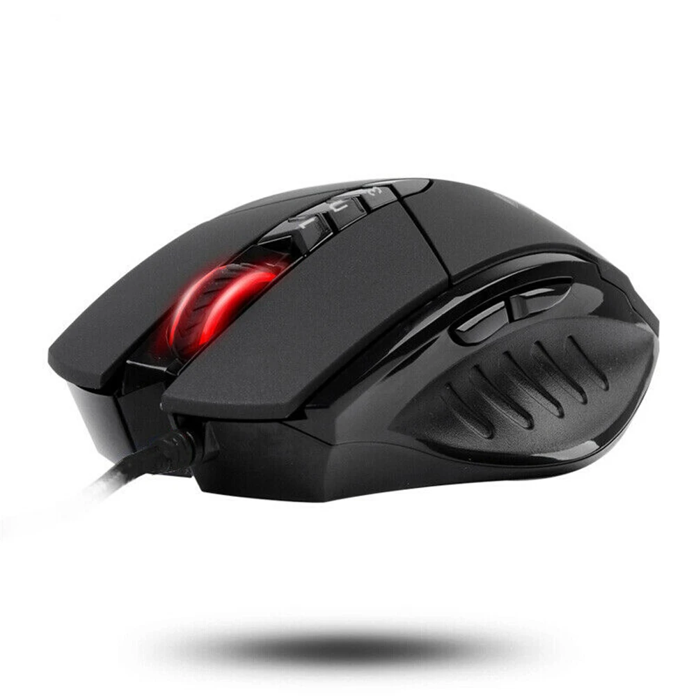 Для A4tech Bloody V7M USB 3D Проводная мышь 3200DPI оптическая игровая 8 клавиш | Компьютеры и