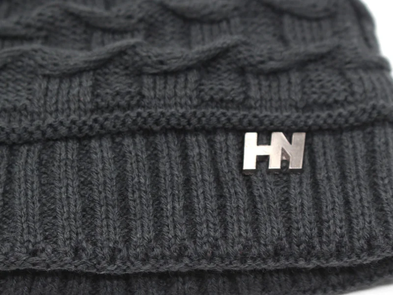 Брендовые зимние вязанные шапочки Skullies Beanies мужские зимние шапки для мужчин женская шапка-маска теплая Толстая Мужская однотонная зимняя шапка