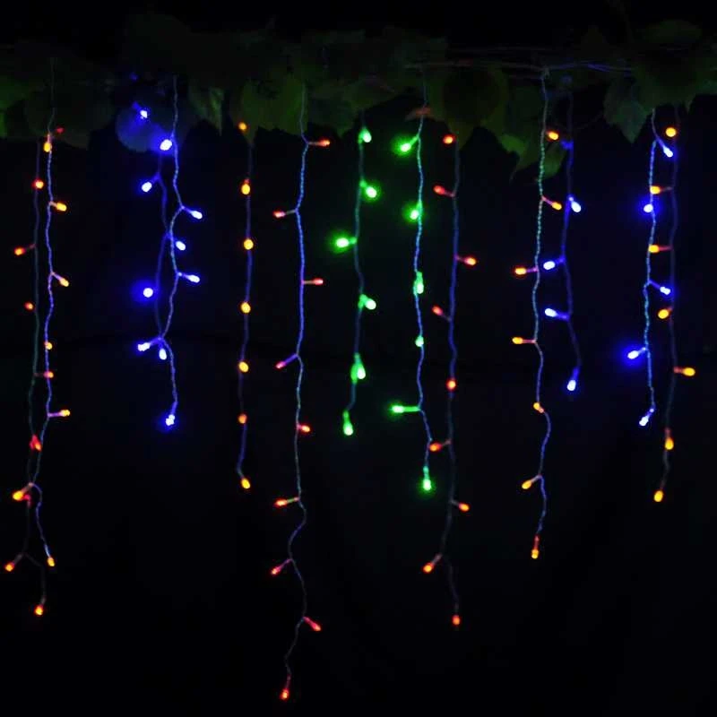 Рождественская гирлянда светодиодный светильник Гирлянда для занавесок 4 м 96