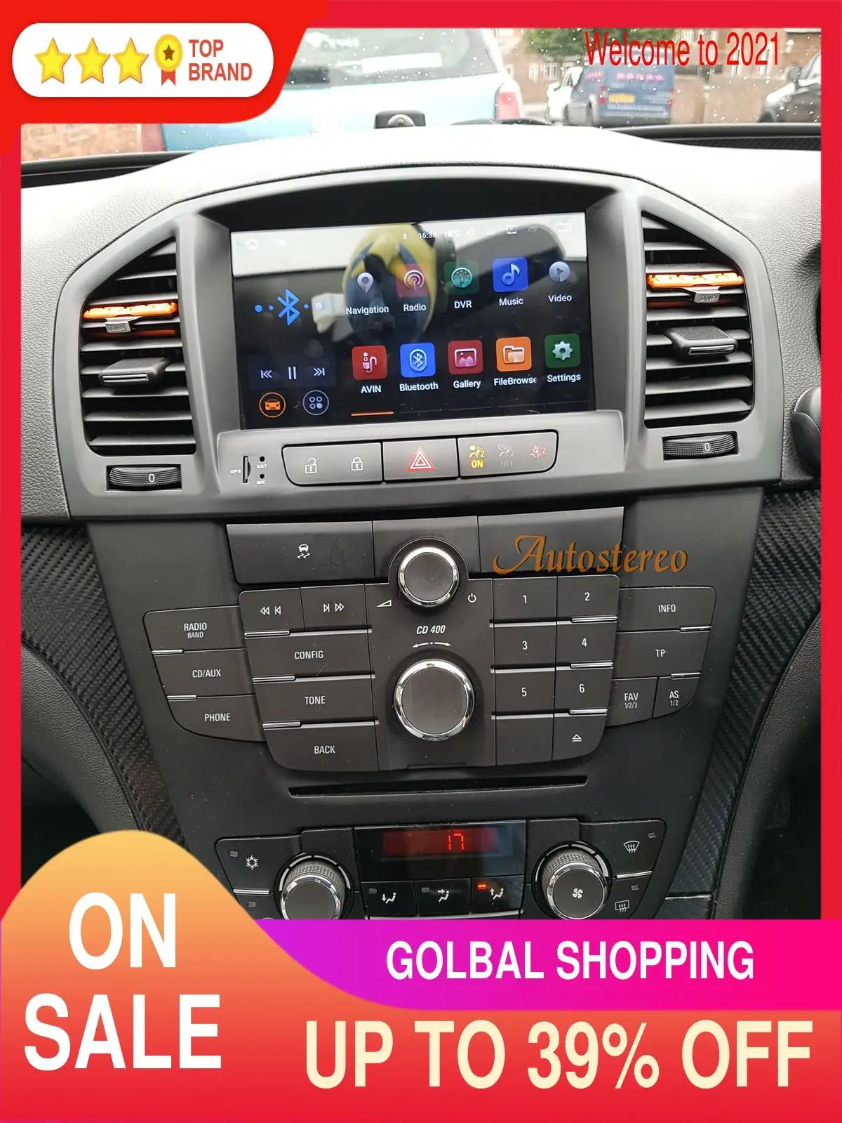 Для Opel Insignia 2008-2013 Android Беспроводной автомобильный DVD-плеер для Carplay GPS-навигация