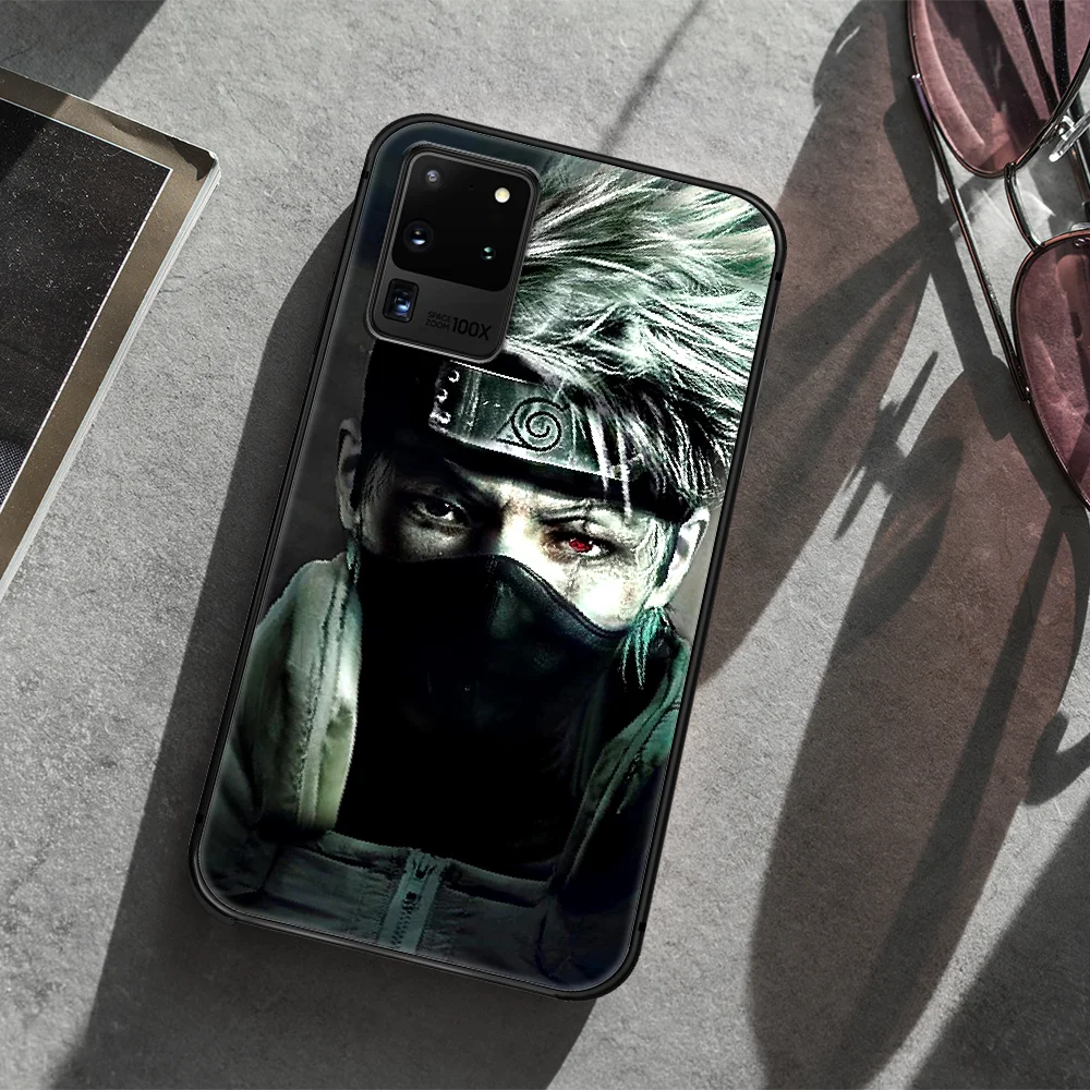 

N-NARUTO Hatake Kakashi Phone Case Cover Hull For Samsung Galaxy S 7 8 9 10 e 20 FE edge uitra plus Note 9 10 20 black Prime 3D