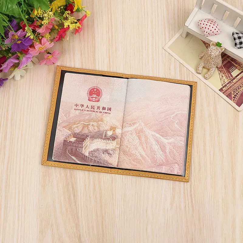 Роскошный элегантный женский чехол для паспорта универсальный розовый