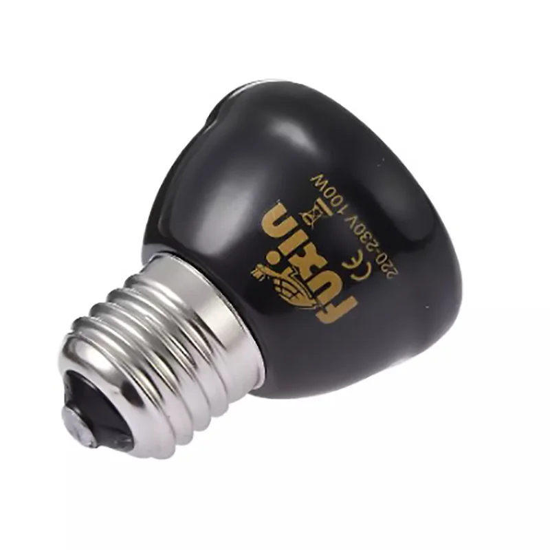 

E27 Лидер продаж 25 Вт 50 Вт 75 Вт 100 Вт E27 нагревательная лампа для домашних животных Черный Инфракрасный Керамический Излучатель