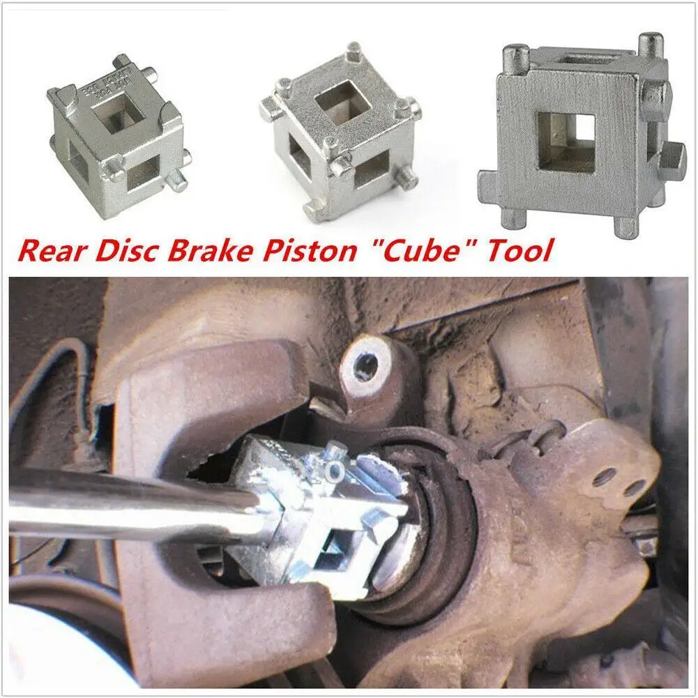 

Universal Car Disc Brake Piston Tool Durable Brake Pad Replacement for Auto Vehicle Rear Caliper Adjustment 3/8" Drive Ratchet