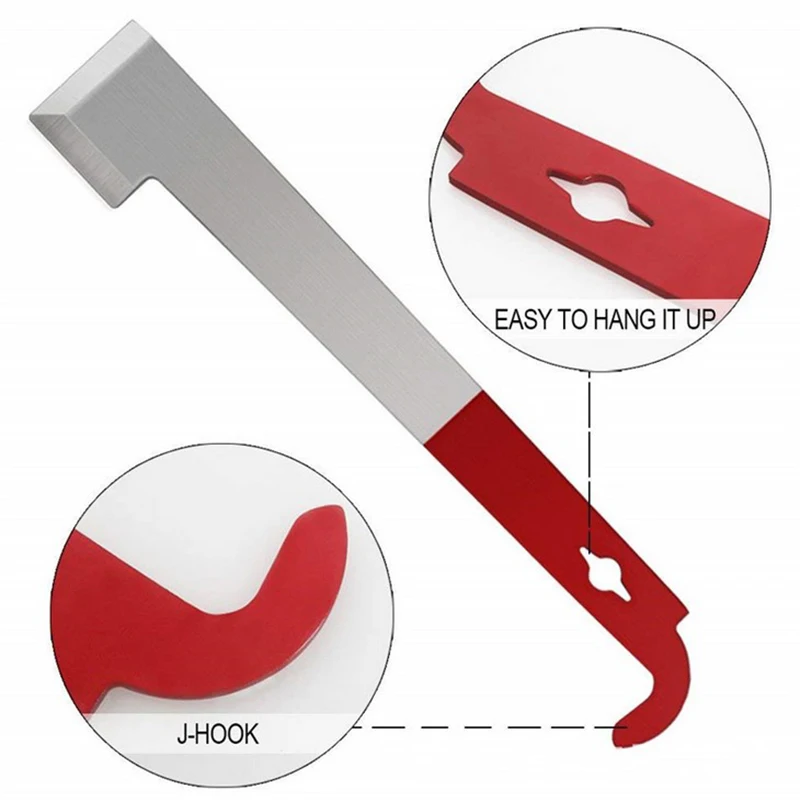 

Beekeeping Equipmentc Red 27cm Stainless Bee Hive Tool Frame Lifter And Scraper J Shape Hook Beekeeper Tool Scraping Knife