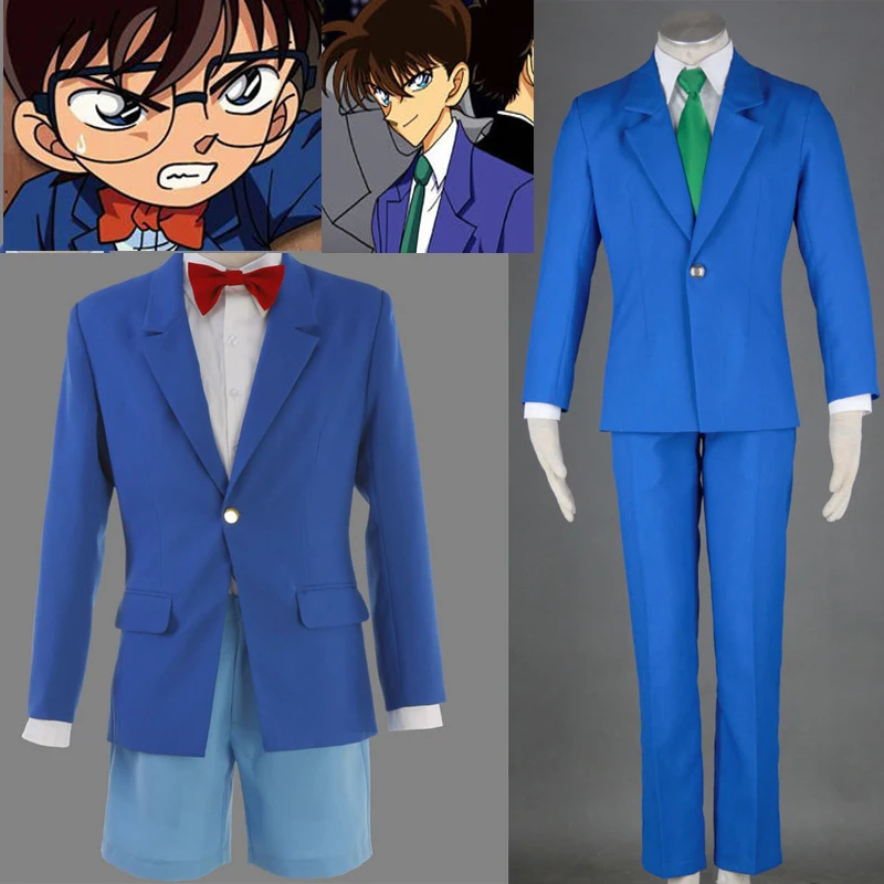 Новинка 2020 костюм для косплея детектива Конана Конан Джимми Кудо униформа