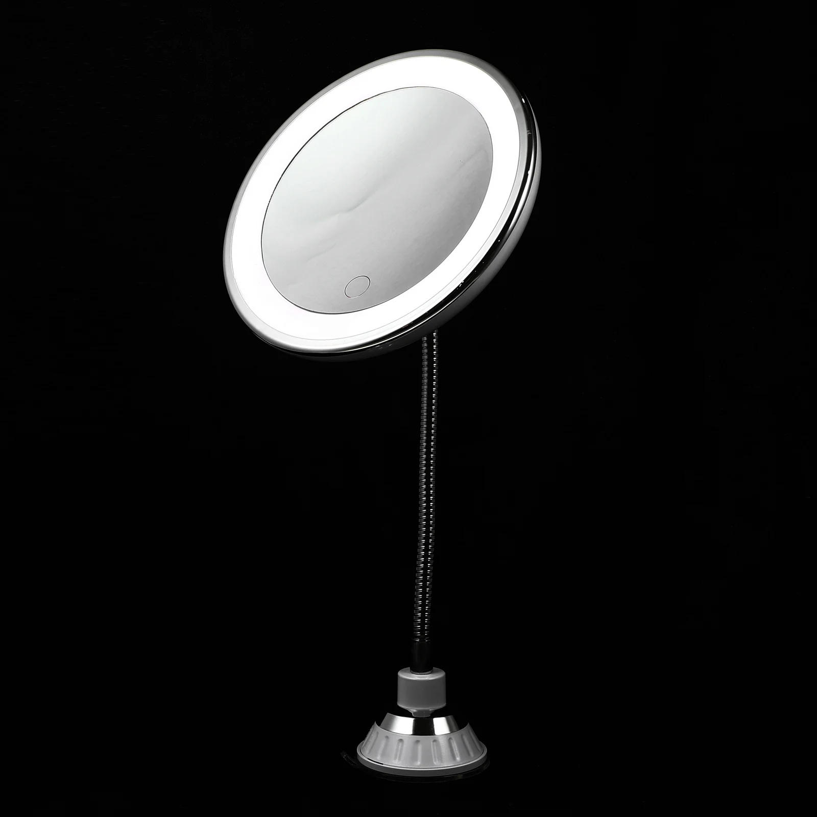 

1PC Simple Makeup Mirror with Lamp Cosmetic Sucker 10x Magnification Mirror