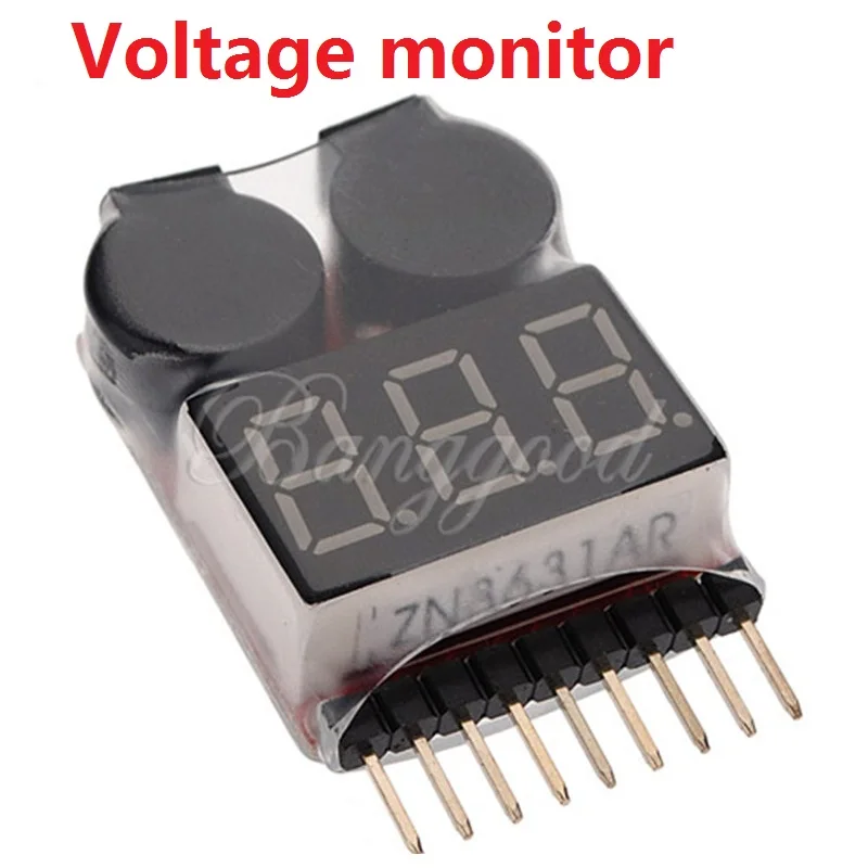 5 шт./лот монитор напряжения 3 7-30 в 1-8S Lipo/li-ion/Fe батарея напряжение 2в1 тестер низкий