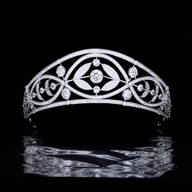 

Ymor новый дизайн кристаллы циркона тиары Свадебные короны Quincenera Sweet 16 вечерние тиары принцессы 180