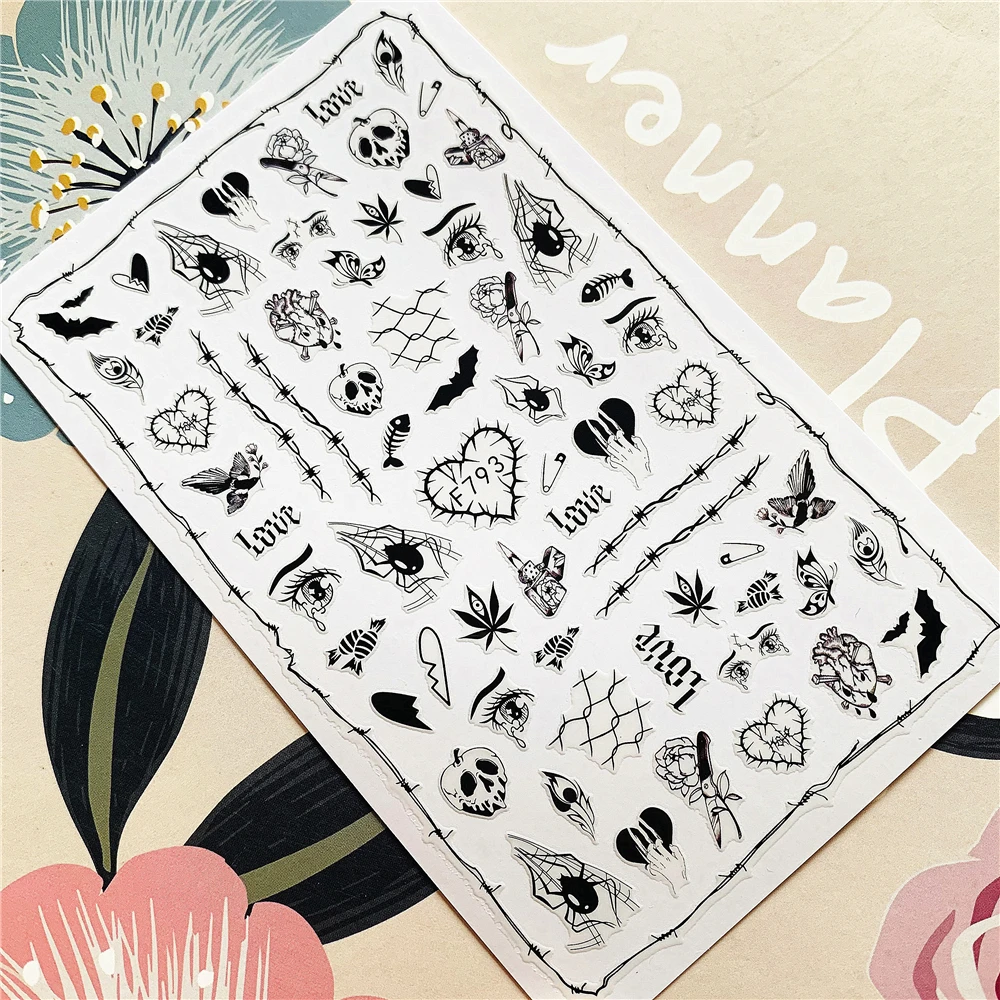 Наклейка для ногтей 3D украшения | Красота и здоровье