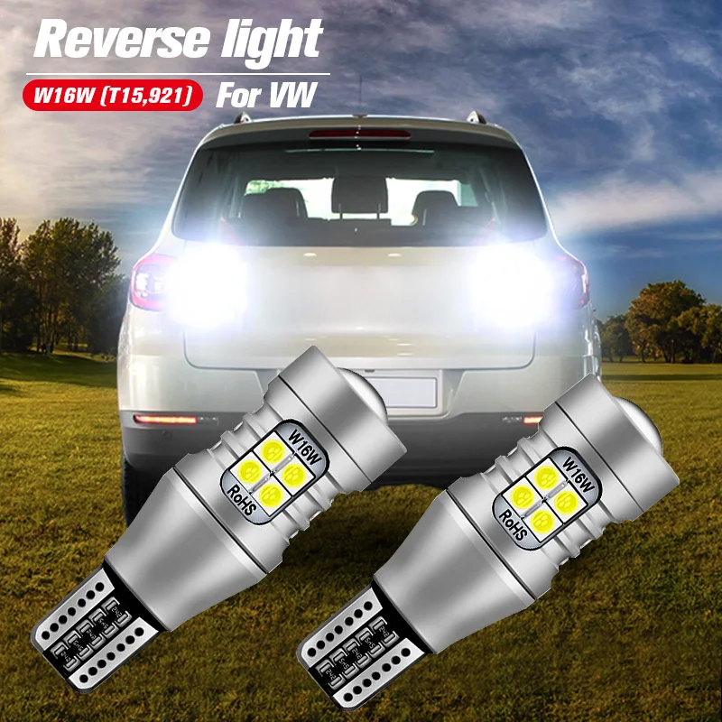 Светодиодная лампа задсветильник хода W16W T15 921 Canbus для VW Beetle Golf Passat CC Touareg Eos Tiguan Atlas