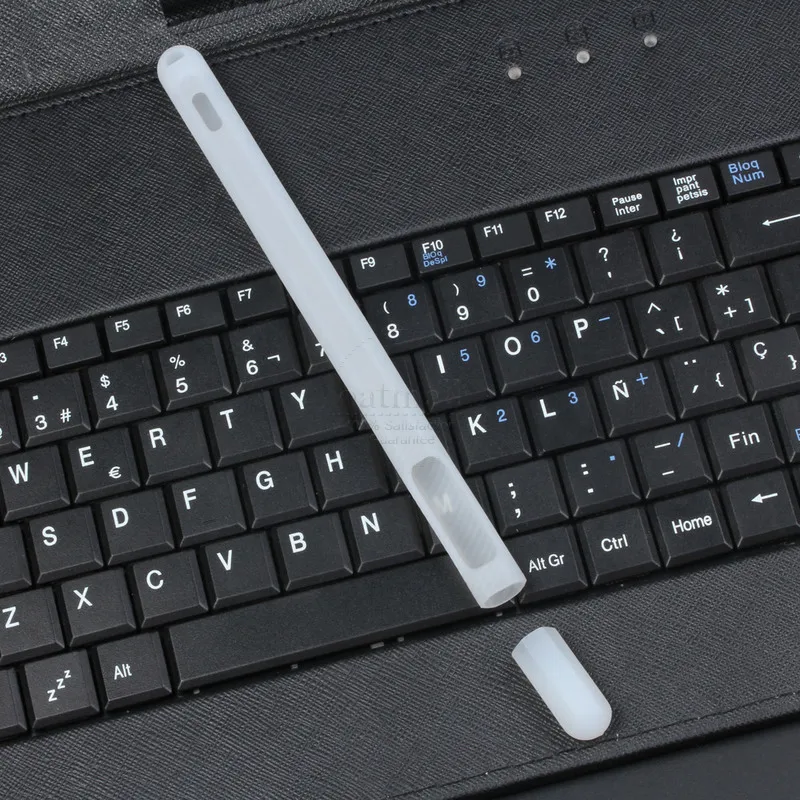Clear White Мягкий силиконовый чехол для Apple Pencil 2 для iPad Pencil 2-го поколения, крышка с наконечником, держатель для планшета, стилус, чехол - Цвета: Clear White