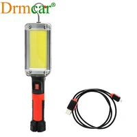 led bar work light cob floodlight 8000lm rechargeable lamp use 218650 battery led portable magnetic light hook clip waterproof