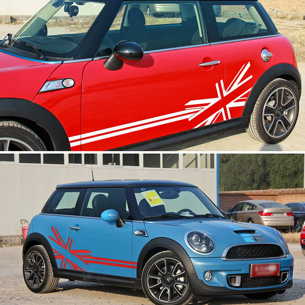 1 пара автомобильных боковых наклеек на порог дверь боковые наклейки виниловые