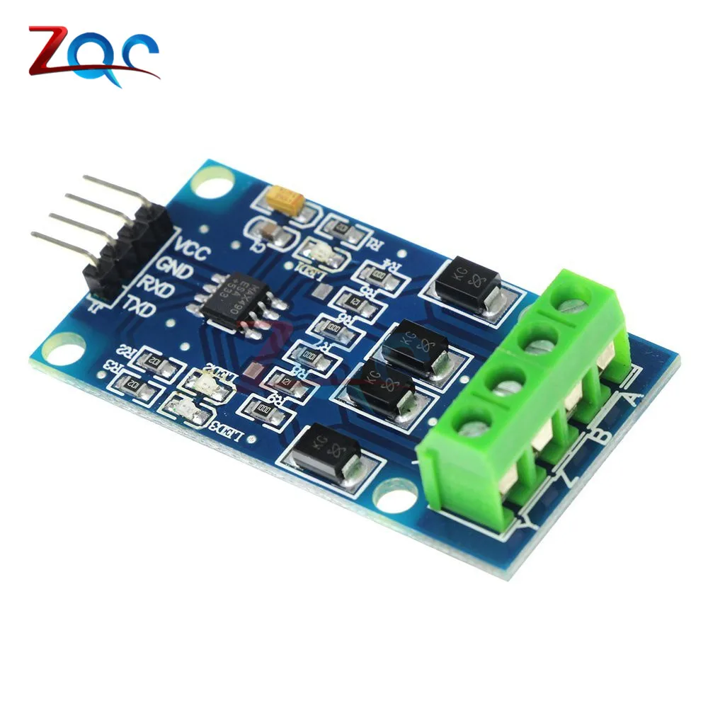 

RS422 mutual conversion TTL Dual two-way bidirectional signal module full duplex 422 turn single chip MAX490 to TTL module