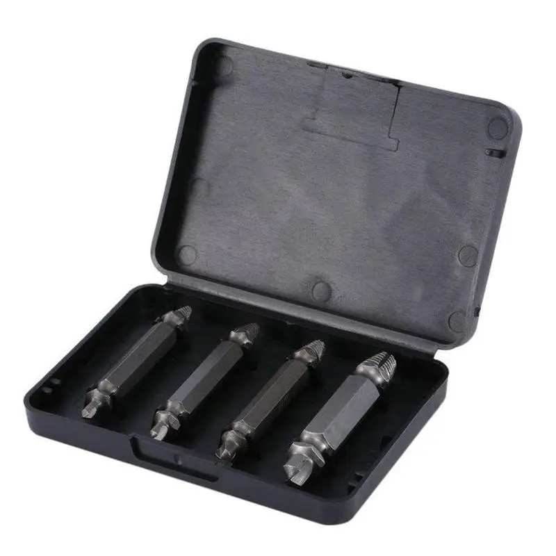 

Damaged Screw Extractor Removal Tool Hand Extract Stuck Screw Broken Rusty Screw Double-End Carpentry Screw Tool