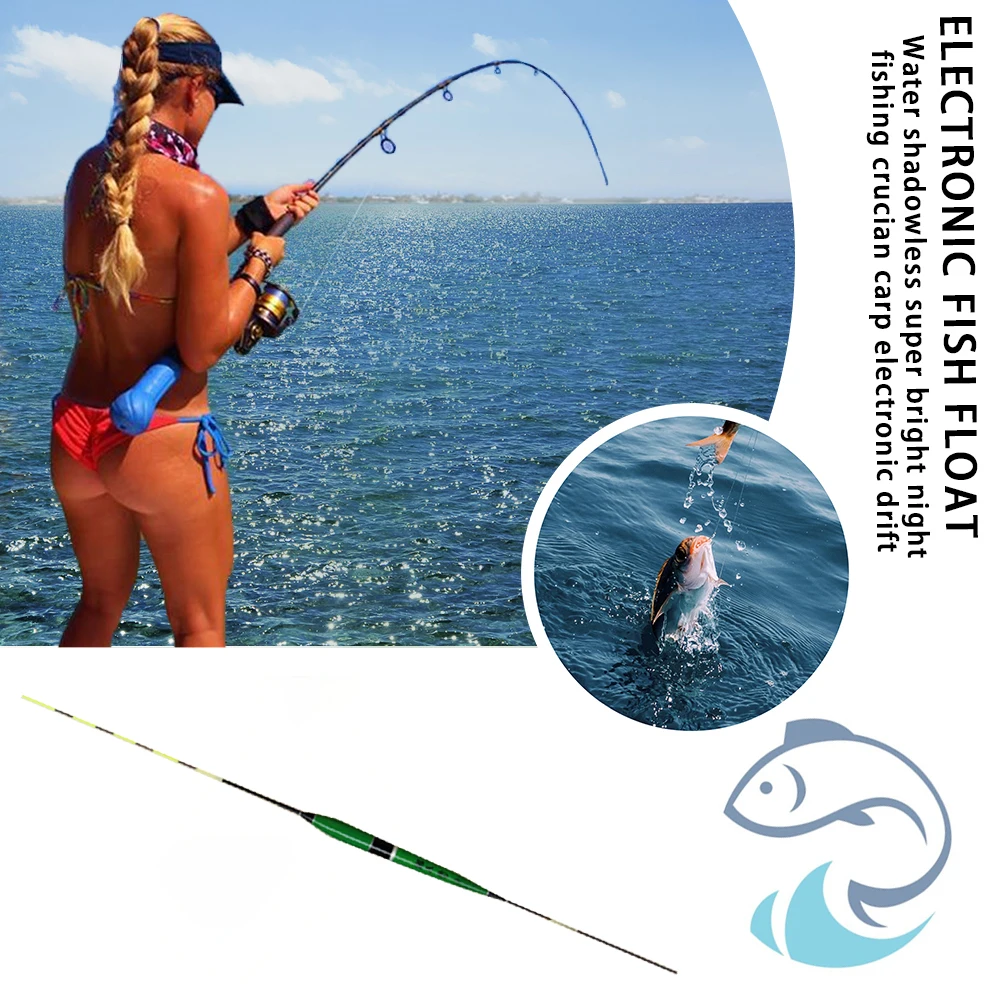 

Fishing Float Battery Powered Fishing Tackle Gear LED Electronic Gravity Sensor Compression Resistance Outdoor Fishing