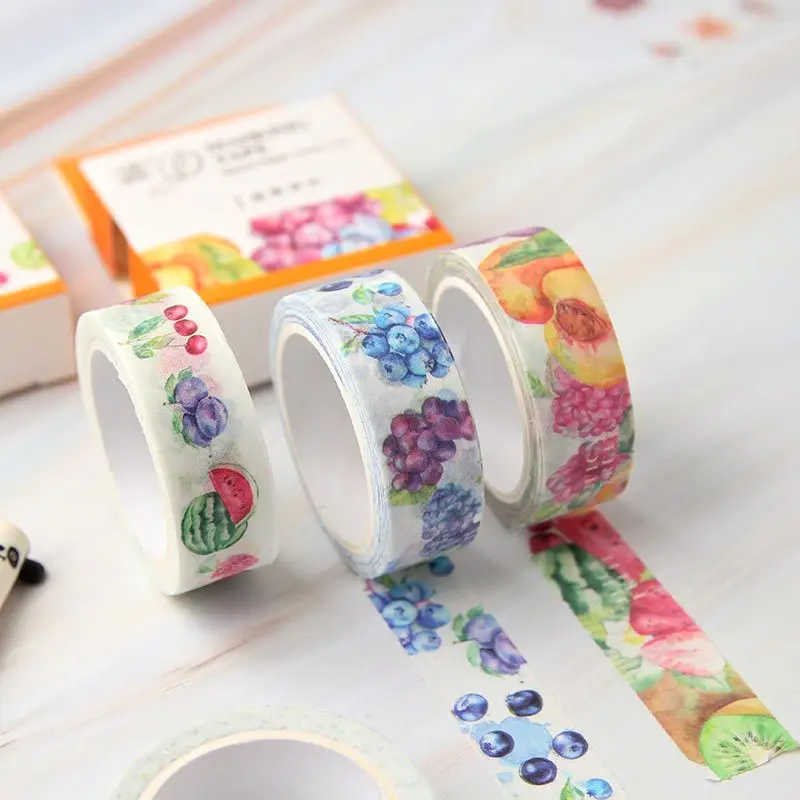 Катушка из Прекрасный лента Washi декоративные Бумага 15 мм * 7 м красочный японский