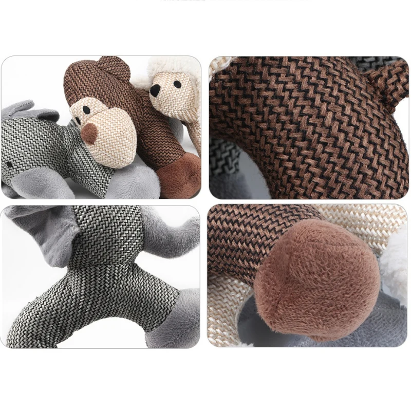 

Fun Dog Chew Toys Small Large Dogs Bite Resistant Dog Squeaky Duck Toys Interactive Squeak Puppy Dog Toy Pets Supplies New*