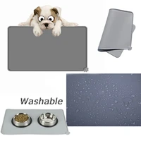 pet feeder bowl mat dog waterproof placemat cat food container pad cat accessories puppy drinking fountain mat pet supplies
