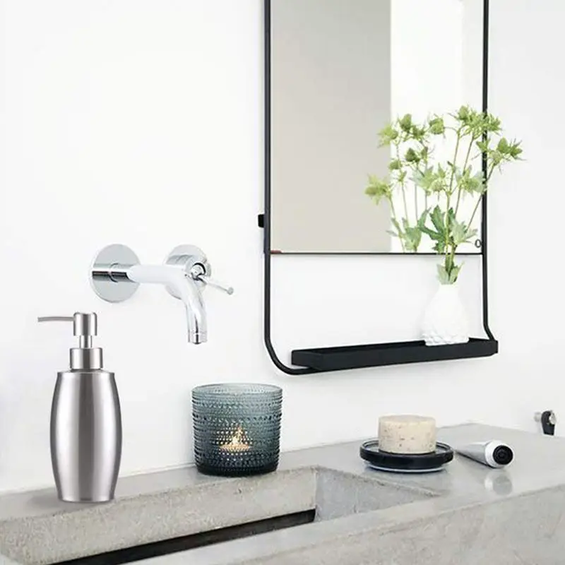 Дозаторы для мыла и лосьона 350 мл пружинный насос из нержавеющей стали (гель душа