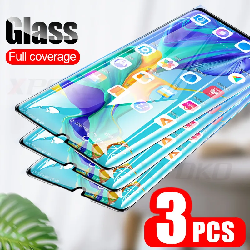 Защитное стекло для Huawei P20/P30 Pro/Lite P10 Lite P Smart Honor 9/10/20 8X 3 шт.|Защитные стёкла и плёнки