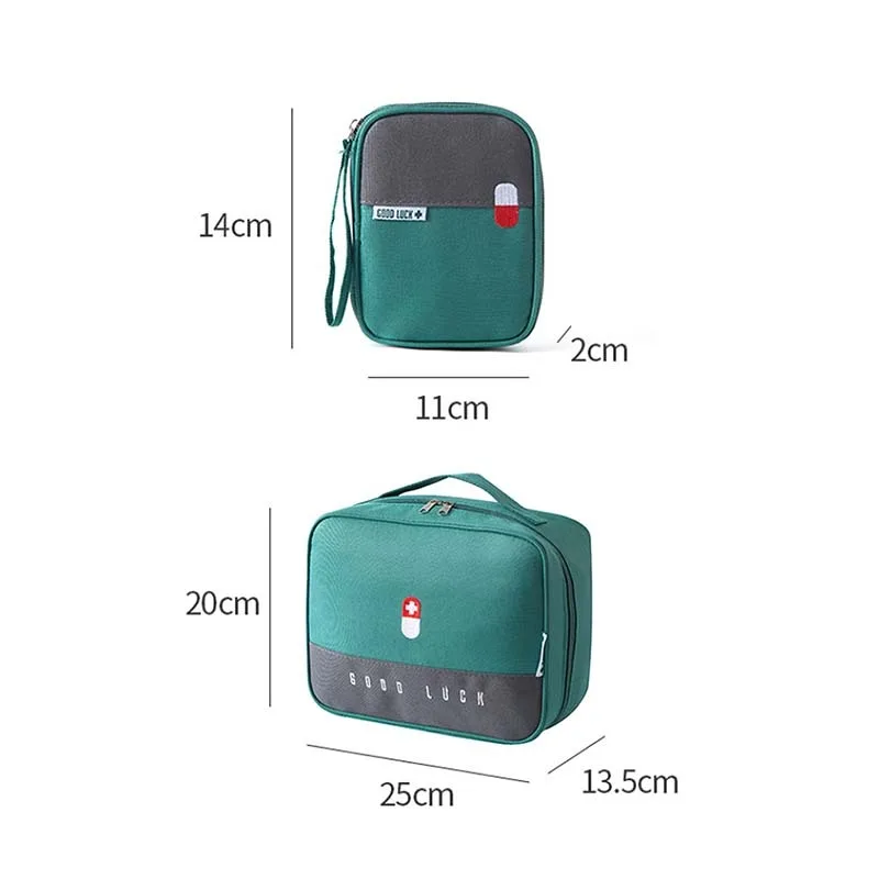 

Large-Capacity Medicine Storage Bag Box Family First Aid Kit Travel Medicine Box Layered Medicine Cabinet Storage Organizer Bags