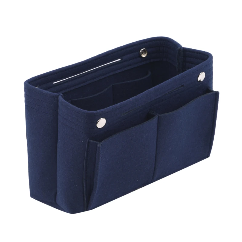 

Women Felt Insert Bag Multifunction Makeup Cosmetic Bags Travel Inner Purse Portable femlae Handbag Storage Organizer Tote