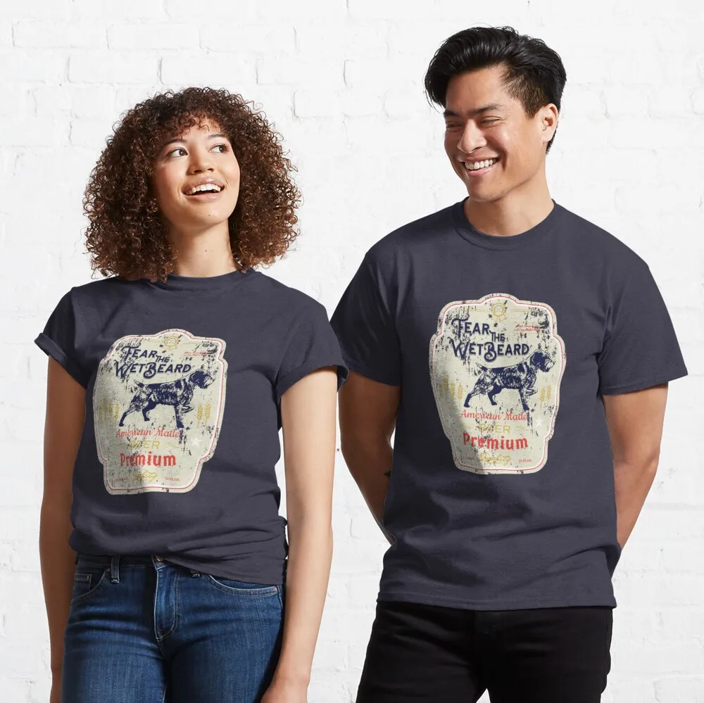 

Tops T Shirt Women FEAR THE WET BEARD Classic T-Shirt