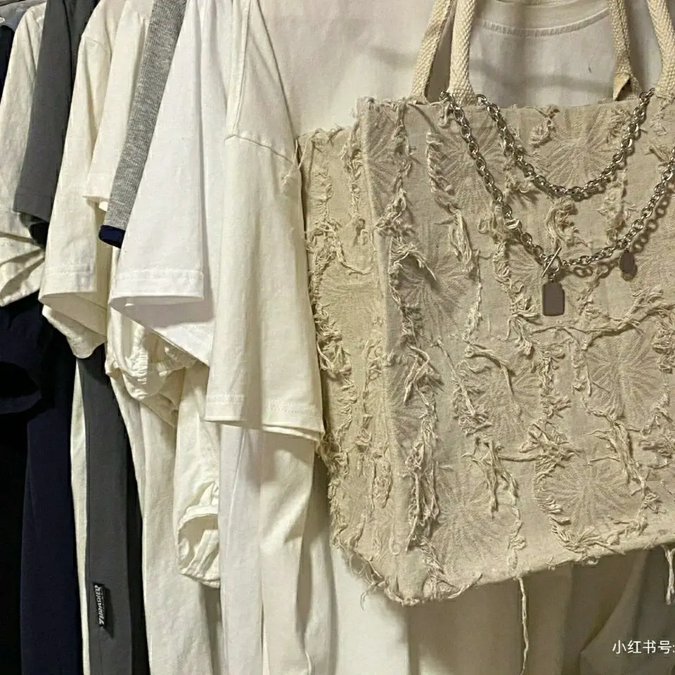 

Сумка-тоут женская холщовая, однотонная, на молнии