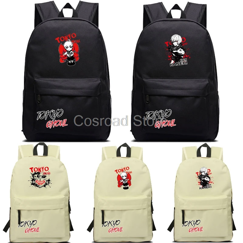 Cos школьный Аниме Токийский Гуль канеки Кен рюкзак сумки нейлоновый школьная