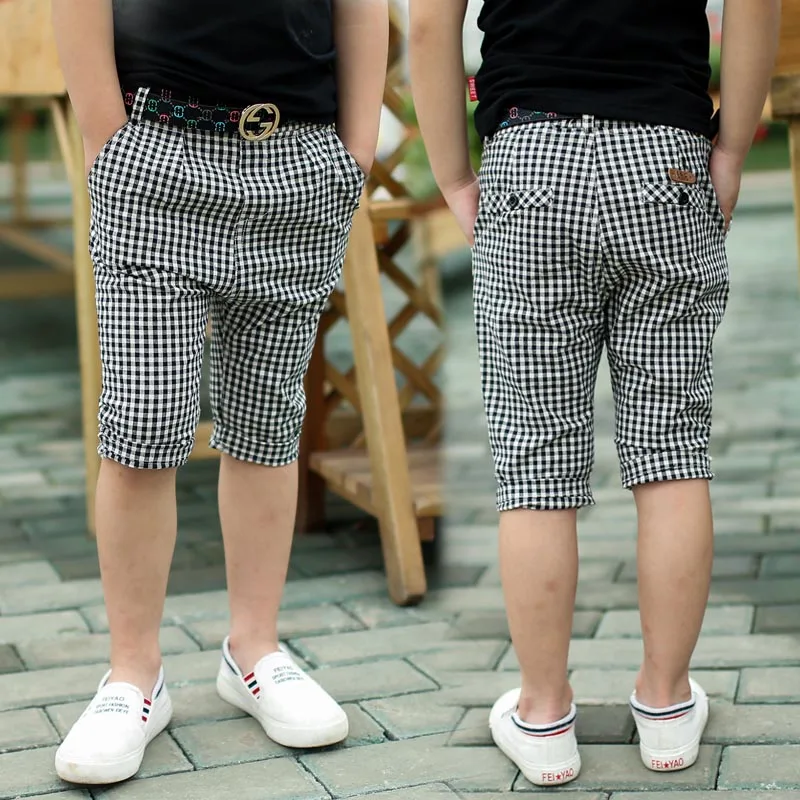 

Children's 2020 Summer All-match Suit Shorts Korean-Style Crawler Children's Plaid Shorts Boys' Casual Shorts
